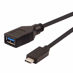ROLINE 11029030, 0,15 m, USB C, USB A, USB 3.2 Gen 2 (3.1 Gen 2), 10 Gbit/s, Nero