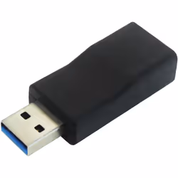 ROLINE 12.03.2995 adattatore per inversione del genere dei cavi USB 3.1 Typ A USB 3.1 Typ C Nero