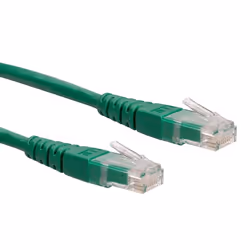 ROLINE 21.15.1553, 3 m, Cat6, U/UTP (UTP), RJ-45, RJ-45, Verde