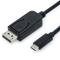 VALUE 11.99.5845 cavo e adattatore video 1 m USB tipo-C DisplayPort Nero