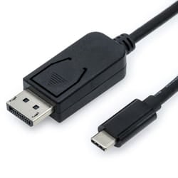 VALUE 11.99.5846 cavo e adattatore video 2 m DisplayPort USB tipo-C Nero
