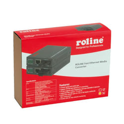 ROLINE RC-100FX/SC Fast Ethernet Converter, RJ-45 to SC, Loop-back convertitore multimediale di rete