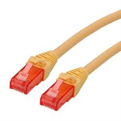 ROLINE 21.15.2520 cavo di rete Giallo 0,5 m Cat6 U/UTP (UTP)