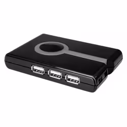 VALUE Multi Card Reader + 3-port Hub, USB2.0, Nero, Windows 98SE/2000/ME/XP Mac OS 8.6, 100 x 68 x 18 mm, DC, 3x USB