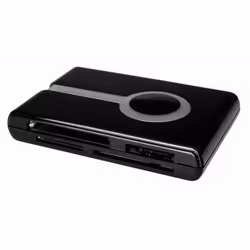 VALUE Multi Card Reader + 3-port Hub, USB2.0 lettore di schede Nero