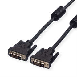 VALUE 11.99.5555 cavo DVI 5 m DVI-D Nero