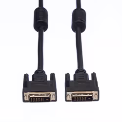VALUE 11.99.5555 cavo DVI 5 m DVI-D Nero