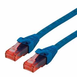 ROLINE 21.15.2542, 2 m, Cat6, U/UTP (UTP), RJ-45, RJ-45, Blu