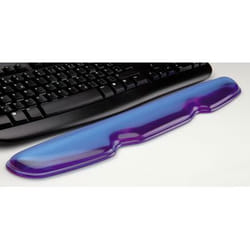 ROLINE Wrist rest f/ keyboard, Silicone, Blue poggiapolso Blu