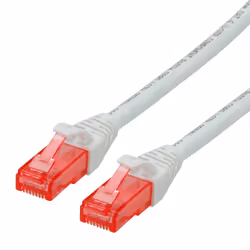 ROLINE 21.15.2561, 1 m, Cat6, U/UTP (UTP), RJ-45, RJ-45, Bianco