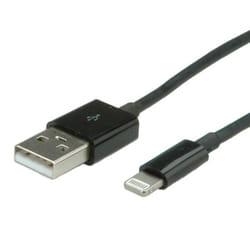 VALUE USB A/Lightning 1m Nero