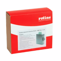 ROLINE Industrial Converter RS232 - Multimode Optical Fiber, SC convertitore multimediale di rete