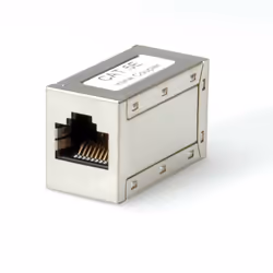 ROLINE Modular Coupler, RJ-45, RJ-45, Argento