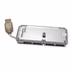 VALUE USB 2.0 Notebook Hub, 4 Ports 480 Mbit/s Argento - Vista aggiuntiva 4
