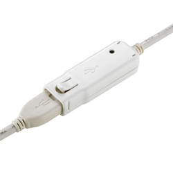 ROLINE USB 2.0 Active Repeater Cable for 12.04.1085 12 m Bianco