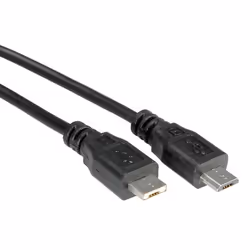 ROLINE 11.02.8753 cavo USB USB 2.0 1,8 m Micro-USB A Micro-USB B Nero