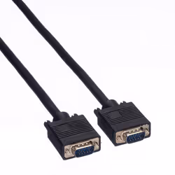 VALUE SVGA Cable, HD15, M/M 6 m cavo VGA VGA (D-Sub) Nero