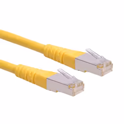 ROLINE S/FTP Cat.6 0.3m, 0,3 m, Cat6, S/FTP (S-STP), RJ-45, RJ-45, Giallo