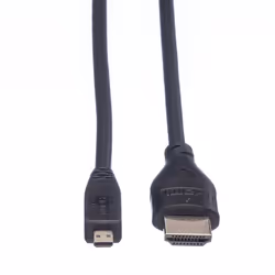 ROLINE 11.04.5581 cavo HDMI 2 m HDMI tipo A (Standard) Nero