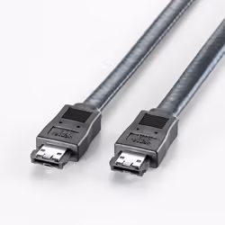 ROLINE External SATA 6.0 Gbit/s Cable 1.0 m, Nero