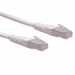 ROLINE Cat6, 0.3m, 0,3 m, Cat6, S/FTP (S-STP), RJ-45, RJ-45, Bianco