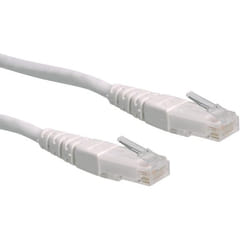 ROLINE 0.5m Cat6 UTP cavo di rete Bianco 0,5 m U/UTP (UTP)