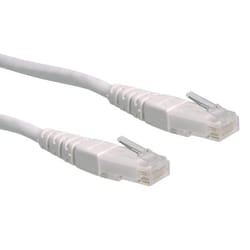 ROLINE 3m Cat6 UTP cavo di rete Bianco U/UTP (UTP)