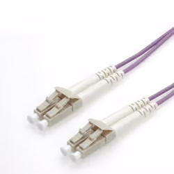 ROLINE 10m LC/LC cavo InfiniBand e in fibra ottica Viola