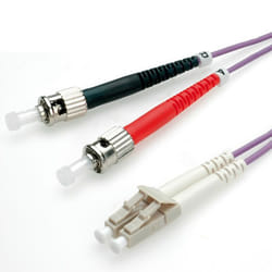 ROLINE 1m LC/ST cavo InfiniBand e in fibra ottica Viola