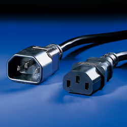 ROLINE 1m IEC320 C14 - IEC320 C13 Nero Accoppiatore C14 Accoppiatore C13 - Vista aggiuntiva 4