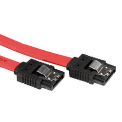 VALUE Internal SATA 6.0 Gbit/s Cable with Latch 1.0 m cavo SATA Rosso