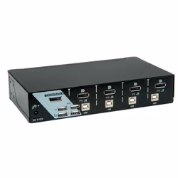 ROLINE 14.01.3329 switch per keyboard-video-mouse (kvm) Nero