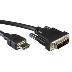 VALUE DVI - HDMI 1m HDMI tipo A (Standard) Nero