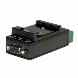 ROLINE RS-232 to RS-422/485 Converter, Din Rail, self powered Nero