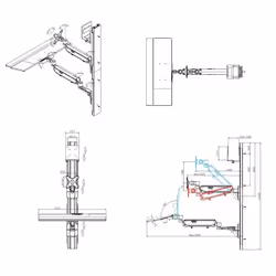 VALUE Wallmount Workstation, Pneumatic