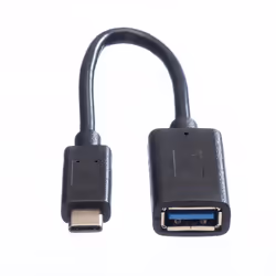 VALUE 11999030 cavo USB USB 3.2 Gen 2 (3.1 Gen 2) 0,15 m USB C USB A Nero - Vista aggiuntiva 4