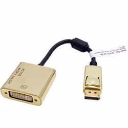 ROLINE 12.03.3175 cavo e adattatore video 0,15 m DisplayPort DVI-D Oro - Vista aggiuntiva 2