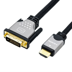 ROLINE 11.04.5876 cavo e adattatore video 1,5 m HDMI tipo A (Standard) DVI-D Nero, Argento