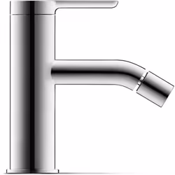 Miscelatore monocomando per bidet Duravit C.1 Sistema di miscelazione in ceramica proiezione 121 mm tubi flessibili di colleg ...