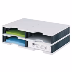 Styro styrodoc duo, Polistirolo, Nero, Grigio, 4 cassetto/cassetti, 485 mm, 153 mm, 331 mm