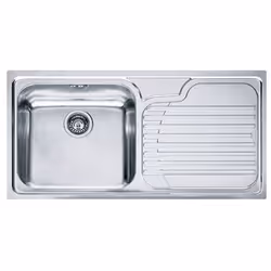 Franke GAX 611, Acciaio inox, 1 ciotole, 450 x 400 mm, 19 cm, 1000 mm, 500 mm