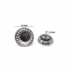 Tappo Filtro Lavello FRANKE Ricambio Originale 133.0041.937 Basket Tappo lavello FRANKE FUTURA e LOGICA 3" ORIGINALE, diametr ...