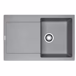 Franke MRG 611, Lavello ad incasso, Rettangolare, Fragranito, Grigio, 1 ciotole, Rettangolare