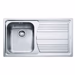 Franke 85863822, Acciaio inox, 1 ciotole, 340 x 400 mm, 19,5 cm, 860 mm, 500 mm