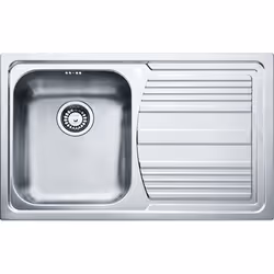 Franke LLL 611, Lavello montato su piano, Rettangolare, Acciaio inox, Acciaio inox, 1 ciotole, Rettangolare