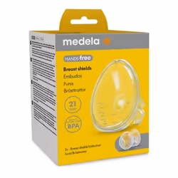 Medela 101045055 accessorio per tiralatte Protezione per il seno Plastica Trasparente L 2 pz - Vista aggiuntiva 2