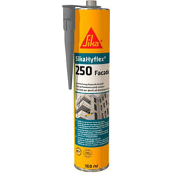 Sika - Hyflex-250 Facade, Grigio - Sigillante professionale a elevate prestazioni - Per giunti di facciate in calcestruzzo, muratura ecc. - 300ml