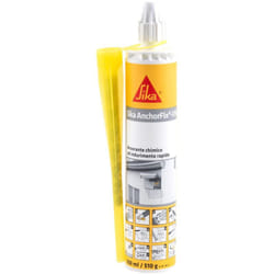 Sika - Sika AnchorFix-1N, Grigio - Ancorante adesivo a indurimento rapido - Per tutti i tipi di armature, rinforzo in acciaio, ecc. - 300ml