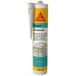 Sika - sil Universal, Trasparente - Sigillante Siliconico Universale - Impermeabilizza i giunti - Per interni ed esterni - Cartuccia da 280ml