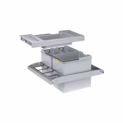 Franke Trolley Vario 60, 34 L, Rettangolare, Grigio, 560 mm, 390 mm, 483 mm